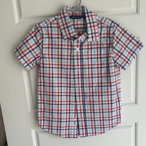 Janie and Jack Multicolor Plaid Button-Down Shirt
